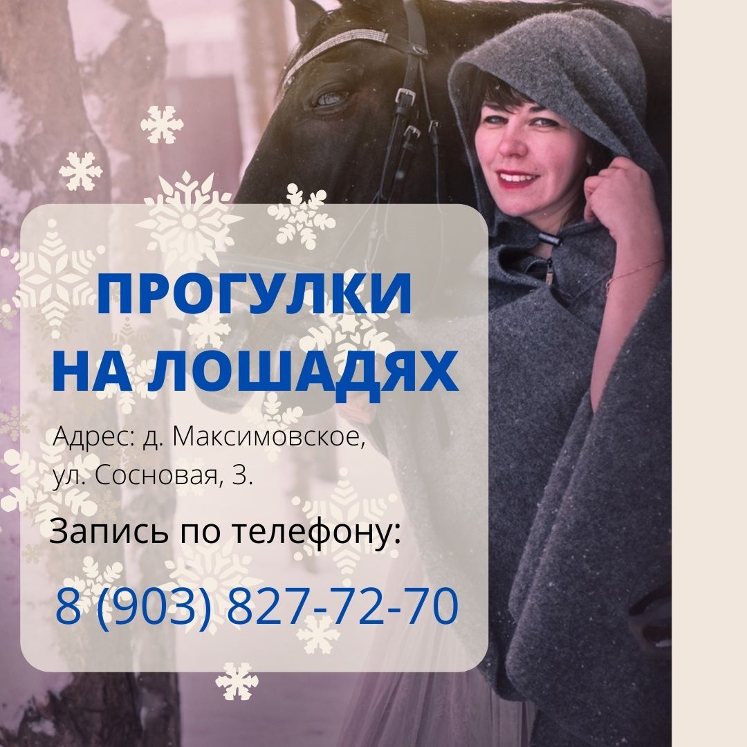 Прогулки на лошадях